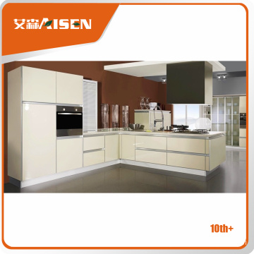 Built in handle series modern kitchen cabinet design